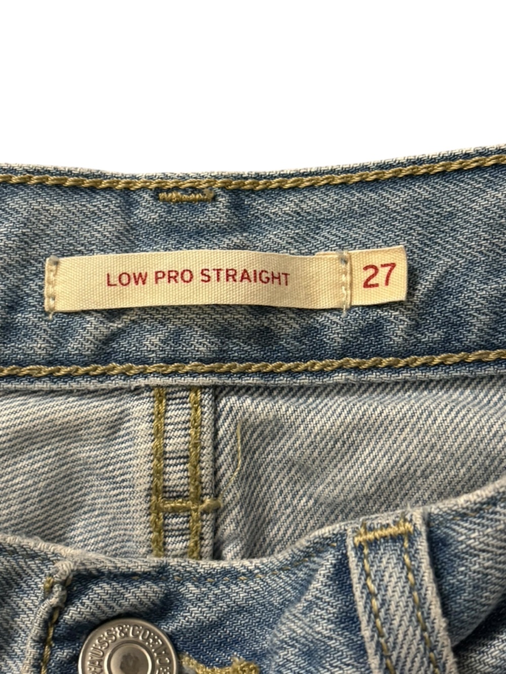 Levi’s Low Pro Straight Jeans | Size 27 | Light Wash | Straight Leg - Picture 2 of 9